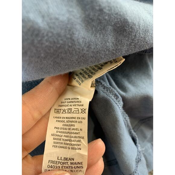 L.L Bean Men's T-Shirt Long Sleeve Traditional Fit- Blue XXL Regular - Picture 14 of 15